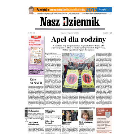 Nasz Dziennik z dnia 18.12.2014 wydanie PDF