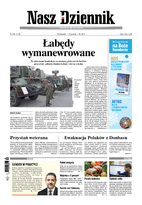 Nasz Dziennik z dnia 22.12.2014 wydanie PDF
