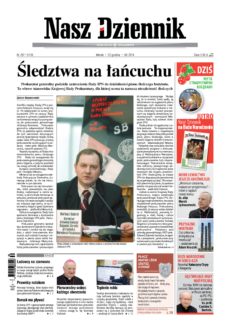 Nasz Dziennik z dnia 23.12.2014 wydanie PDF