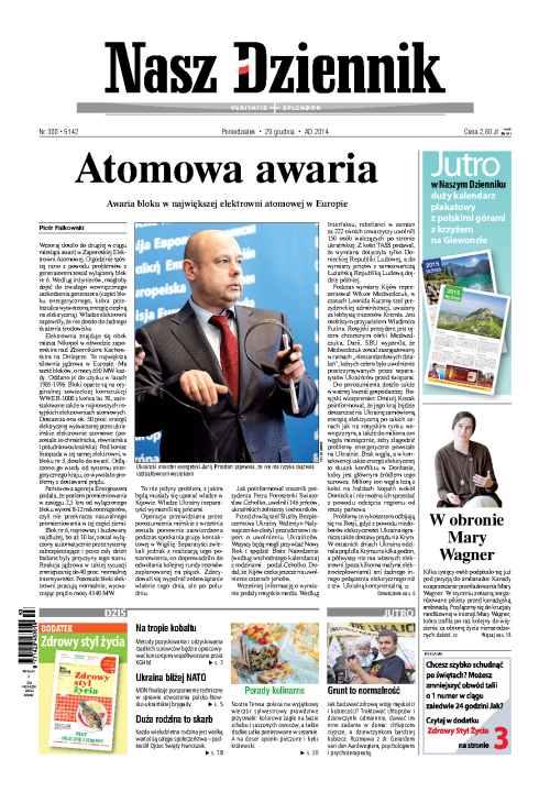 Nasz Dziennik z dnia 29.12.2014 wydanie PDF
