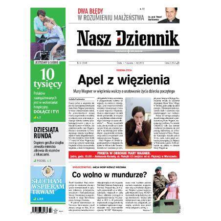 Nasz Dziennik z dnia 07.01.2015 wydanie PDF
