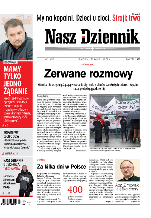 Nasz Dziennik z dnia 12.01.2015 wydanie PDF