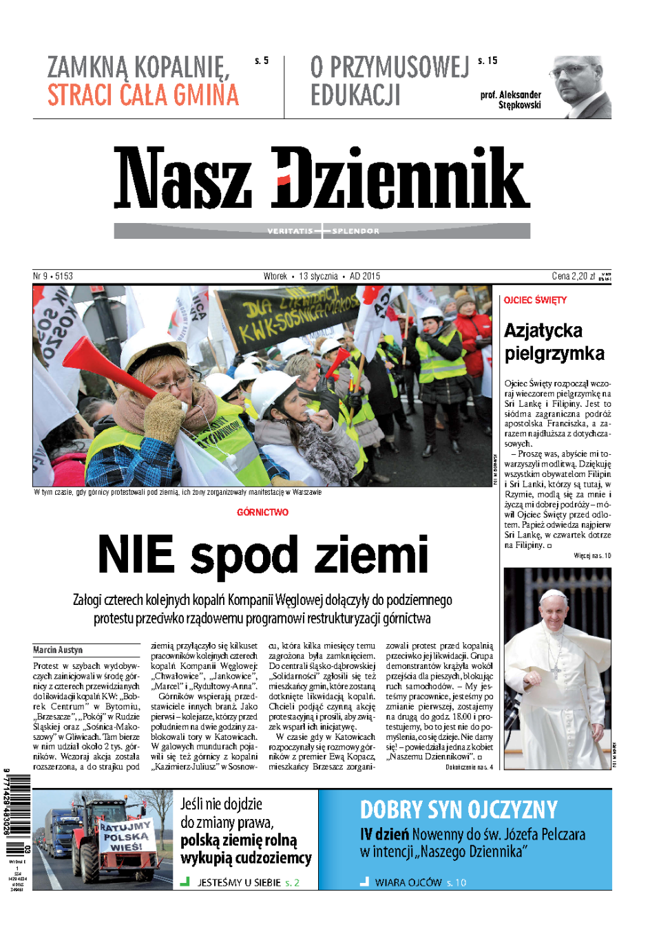 Nasz Dziennik z dnia 13.01.2015 wydanie PDF