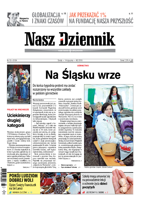 Nasz Dziennik z dnia 14.01.2015 wydanie PDF
