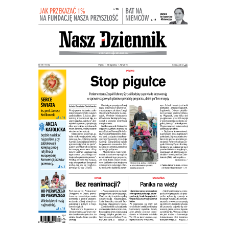 Nasz Dziennik z dnia 23.01.2015 wydanie PDF