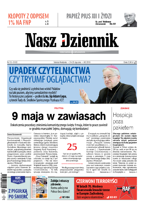 Nasz Dziennik z dnia 24.01.2015 wydanie PDF
