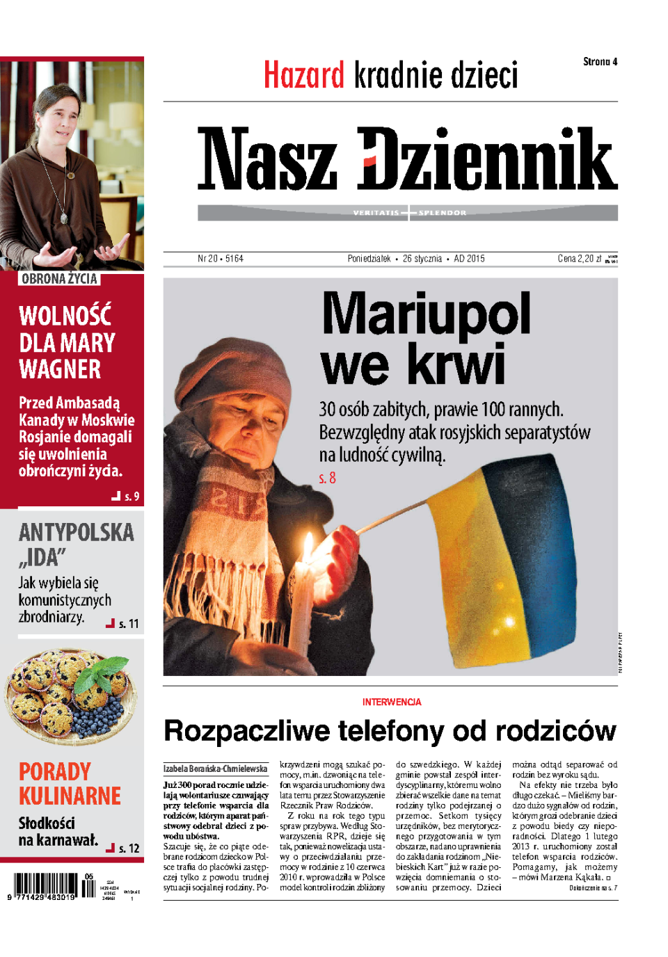 Nasz Dziennik z dnia 26.01.2015 wydanie PDF