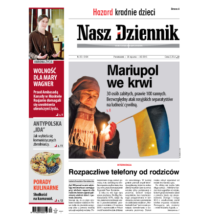 Nasz Dziennik z dnia 26.01.2015 wydanie PDF