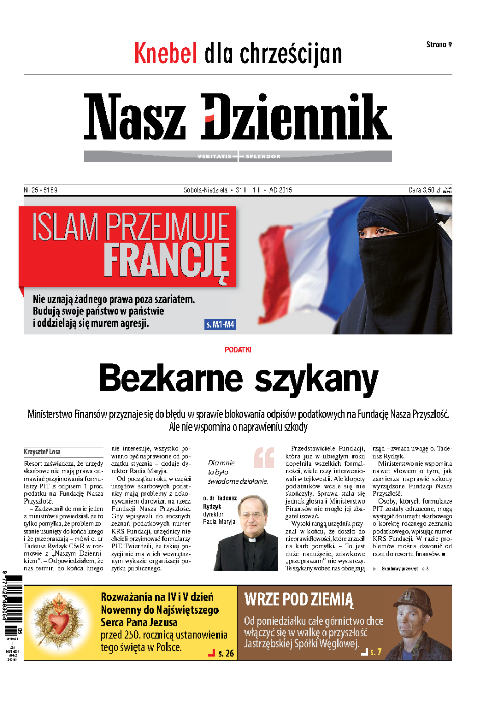 Nasz Dziennik z dnia 31.01.2015 wydanie PDF