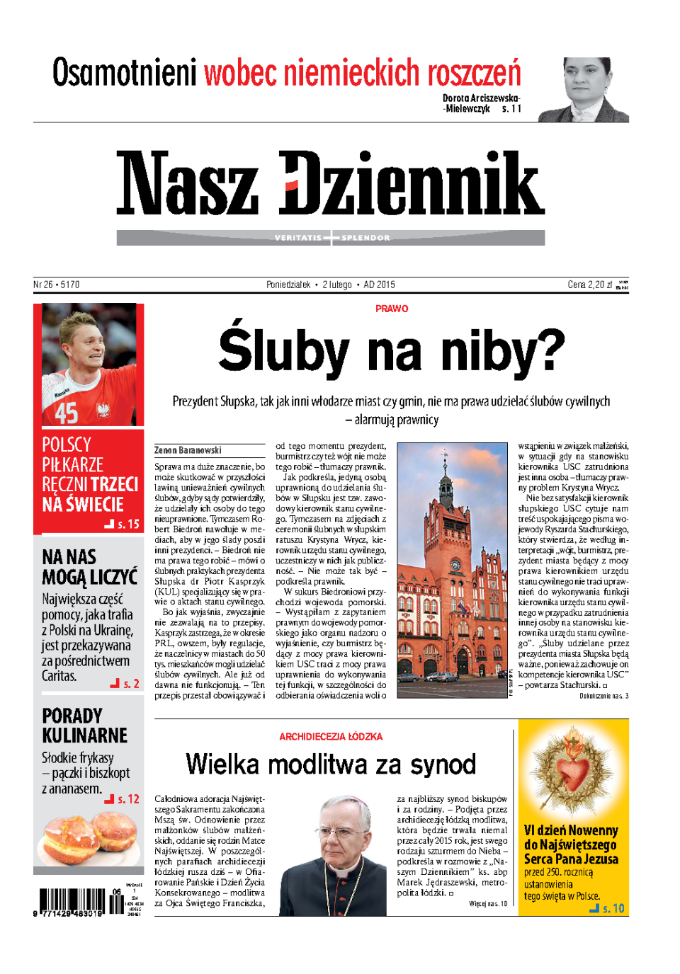 Nasz Dziennik z dnia 02.02.2015 wydanie PDF