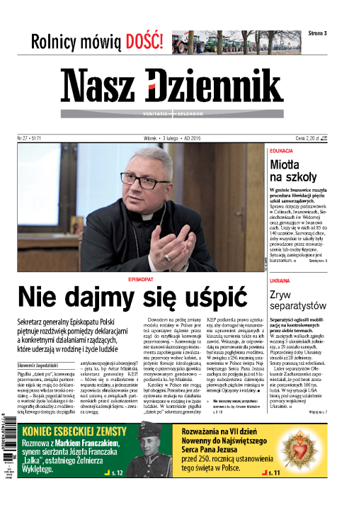 Nasz Dziennik z dnia 03.02.2015 wydanie PDF
