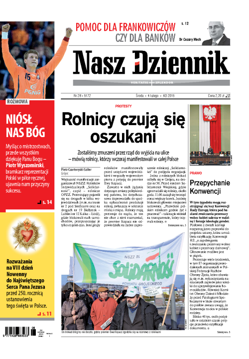 Nasz Dziennik z dnia 04.02.2015 wydanie PDF