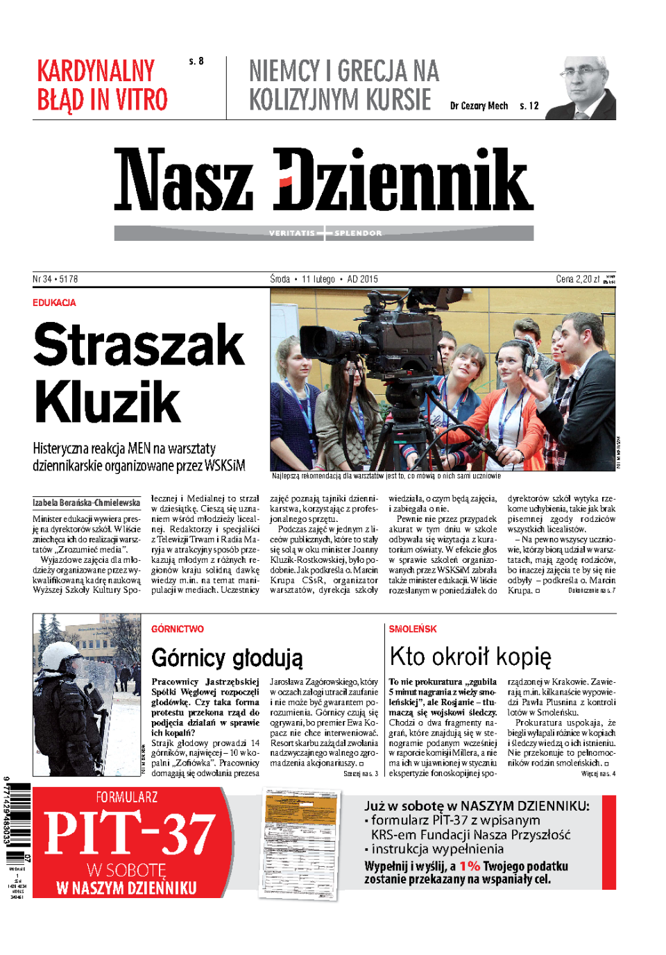 Nasz Dziennik z dnia 11.02.2015 wydanie PDF