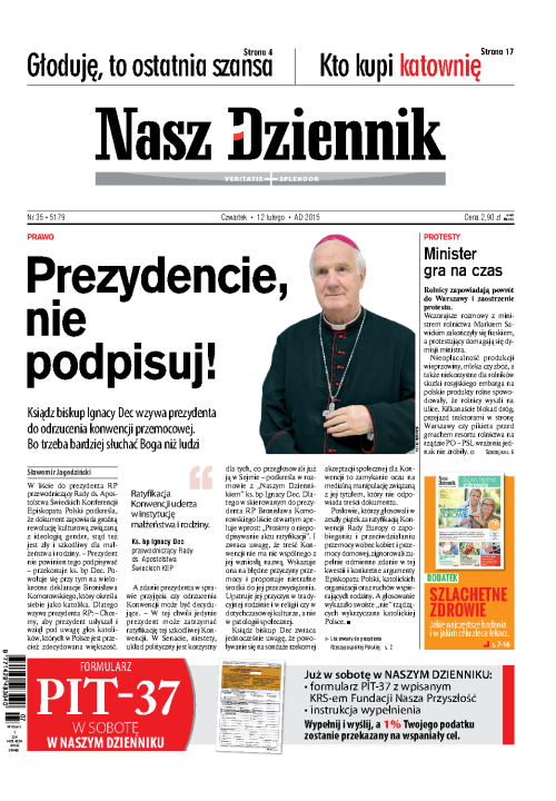 Nasz Dziennik z dnia 12.02.2015 wydanie PDF