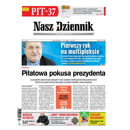 Nasz Dziennik z dnia 14.02.2015 wydanie PDF