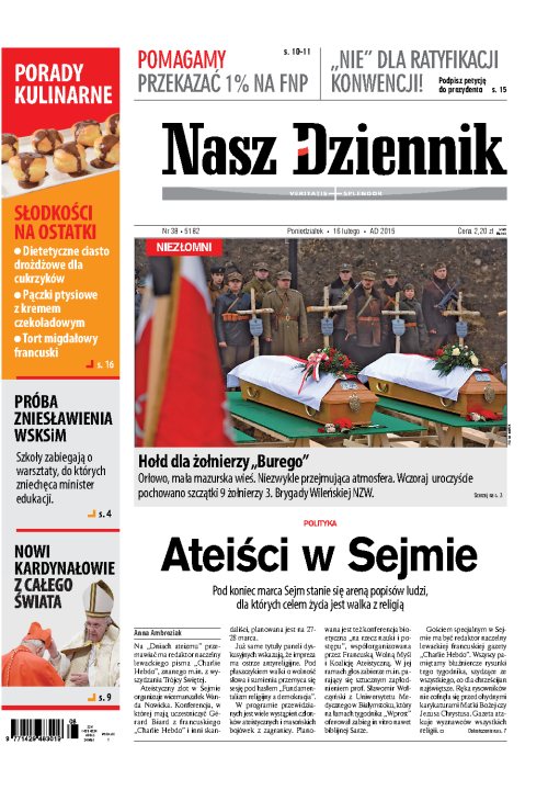 Nasz Dziennik z dnia 16.02.2015 wydanie PDF