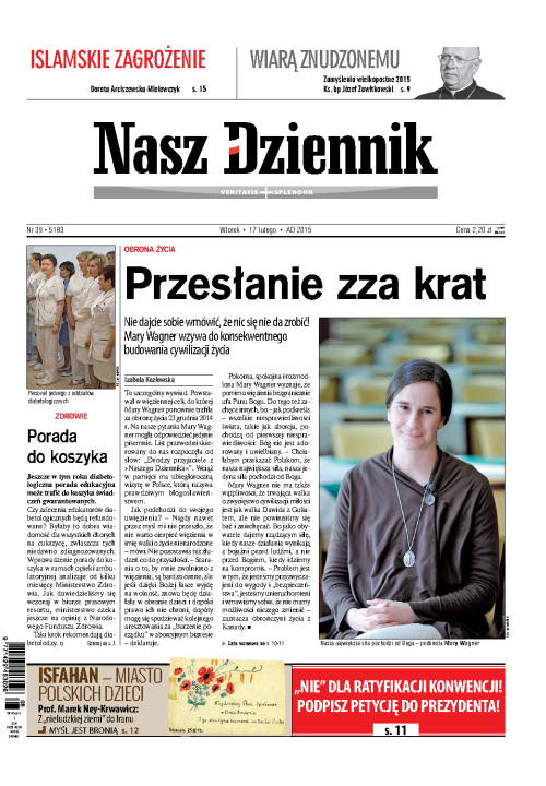 Nasz Dziennik z dnia 17.02.2015 wydanie PDF