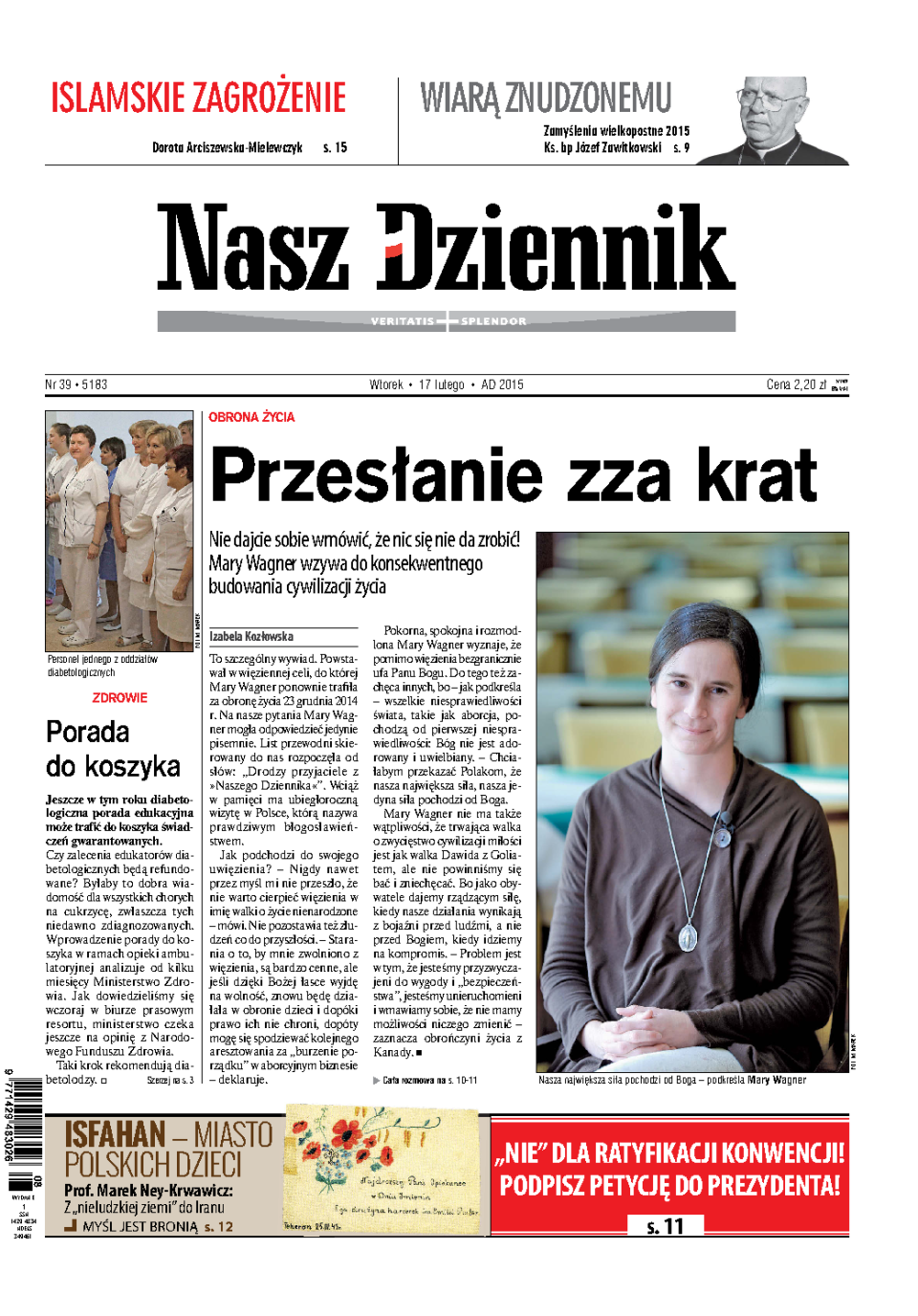 Nasz Dziennik z dnia 17.02.2015 wydanie PDF