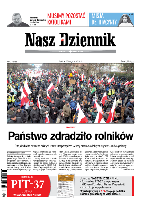 Nasz Dziennik z dnia 20.02.2015 wydanie PDF