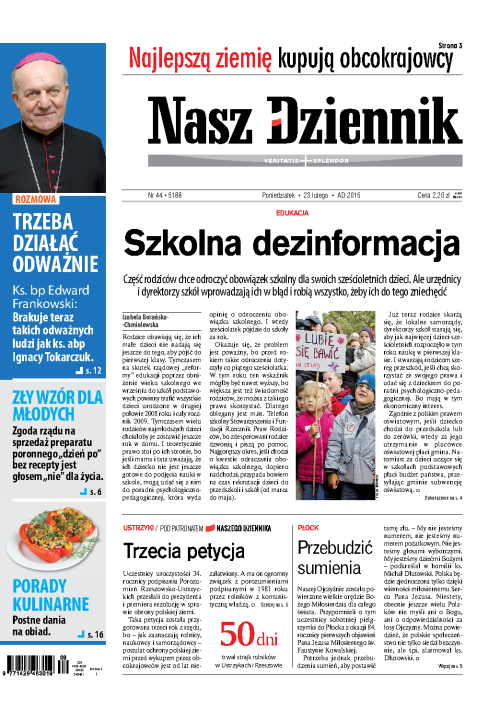Nasz Dziennik z dnia 23.02.2015 wydanie PDF
