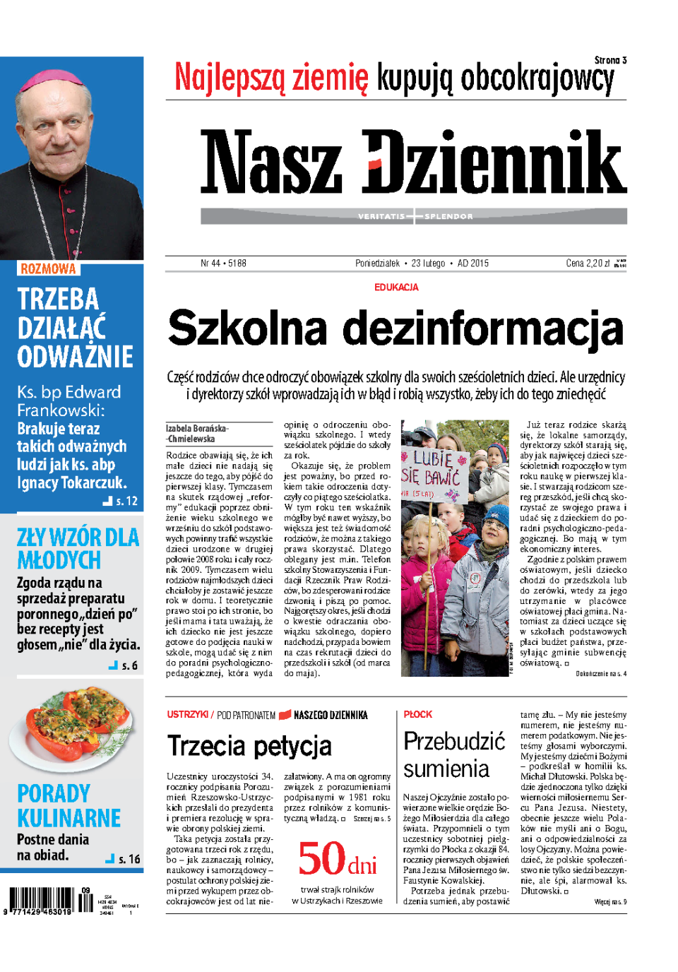 Nasz Dziennik z dnia 23.02.2015 wydanie PDF