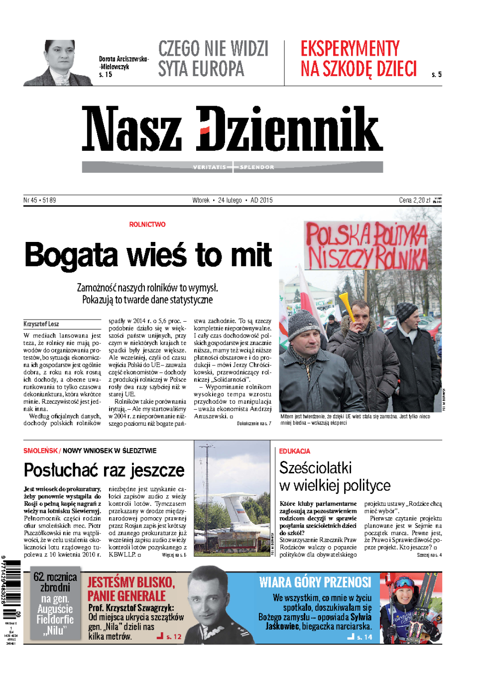 Nasz Dziennik z dnia 24.02.2015 wydanie PDF