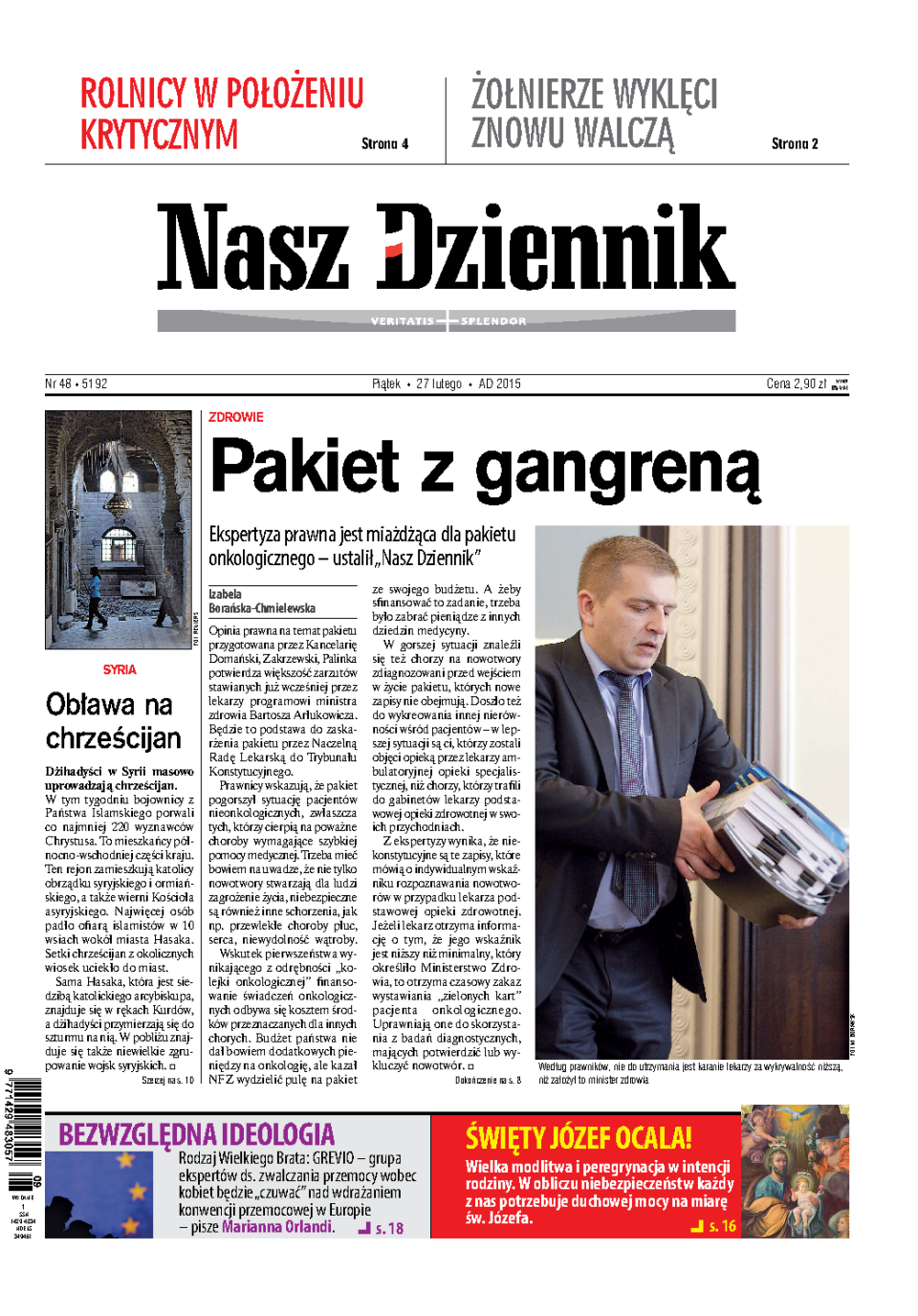 Nasz Dziennik z dnia 27.02.2015 wydanie PDF