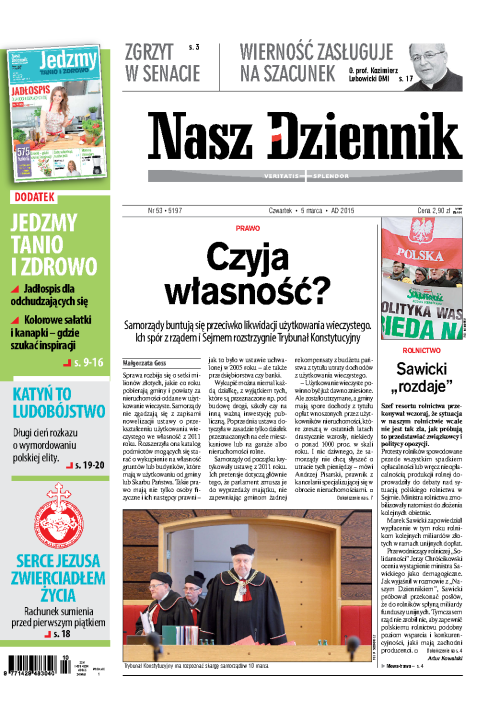 Nasz Dziennik z dnia 05.03.2015 wydanie PDF
