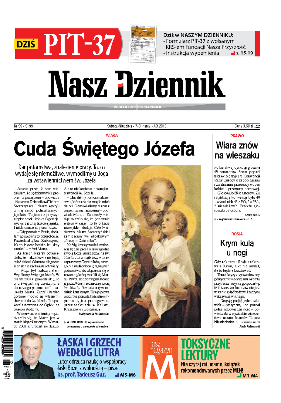 Nasz Dziennik z dnia 07.03.2015 wydanie PDF