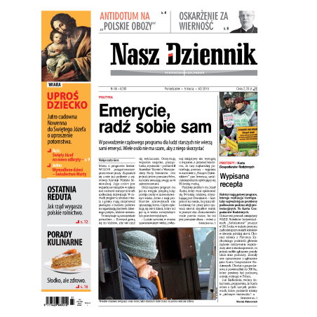 Nasz Dziennik z dnia 09.03.2015 wydanie PDF