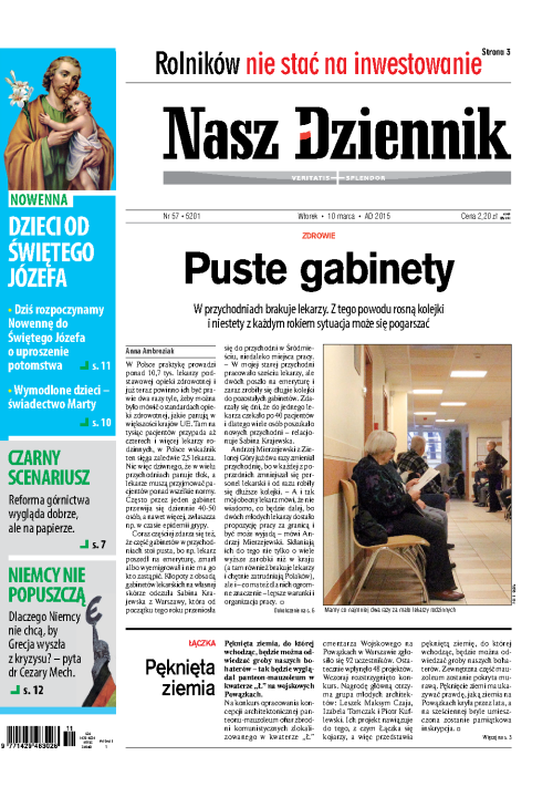 Nasz Dziennik z dnia 10.03.2015 wydanie PDF