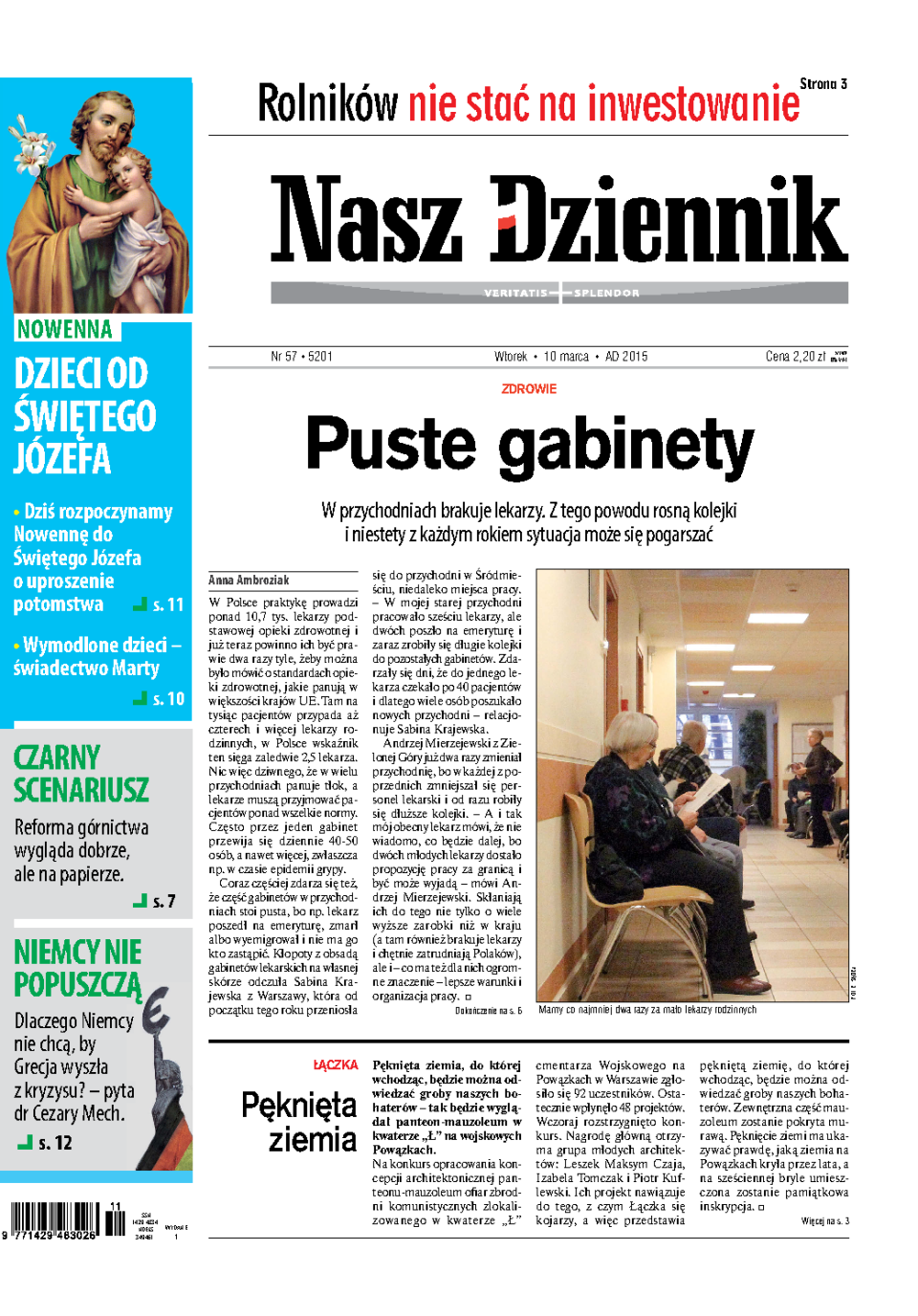 Nasz Dziennik z dnia 10.03.2015 wydanie PDF