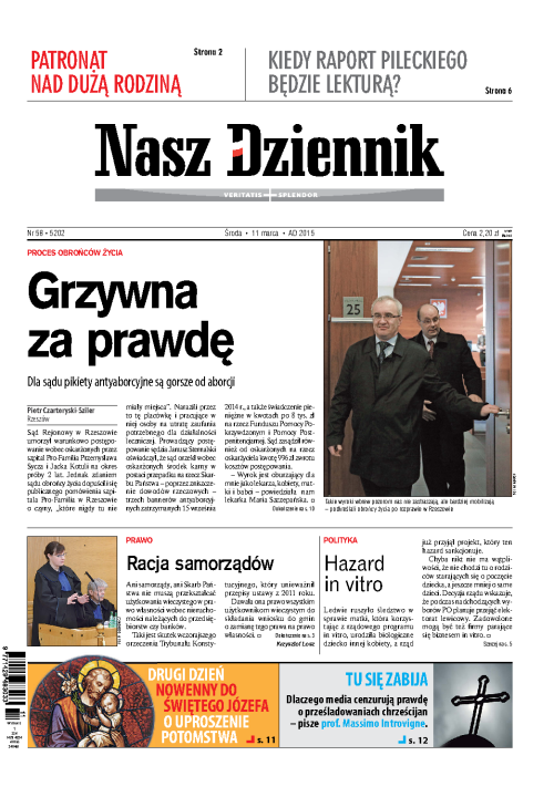 Nasz Dziennik z dnia 11.03.2015 wydanie PDF