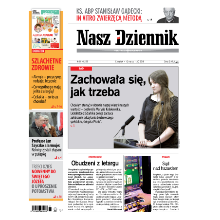 Nasz Dziennik z dnia 12.03.2015 wydanie PDF