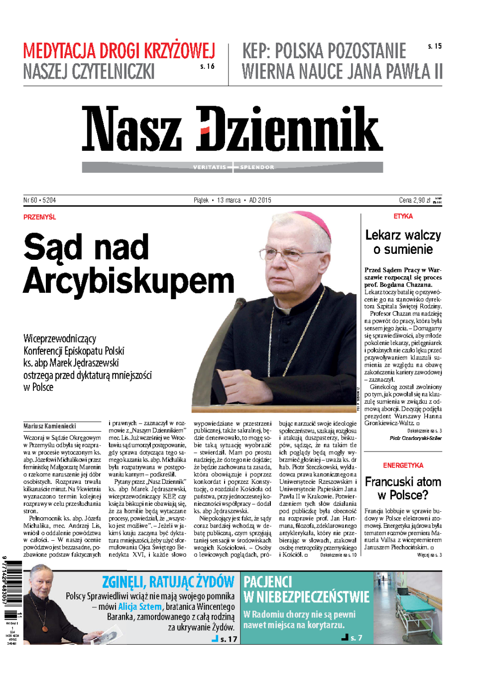 Nasz Dziennik z dnia 13.03.2015 wydanie PDF