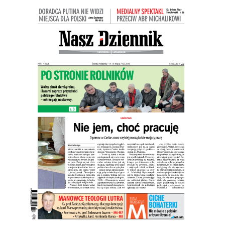 Nasz Dziennik z dnia 14.03.2015 wydanie PDF