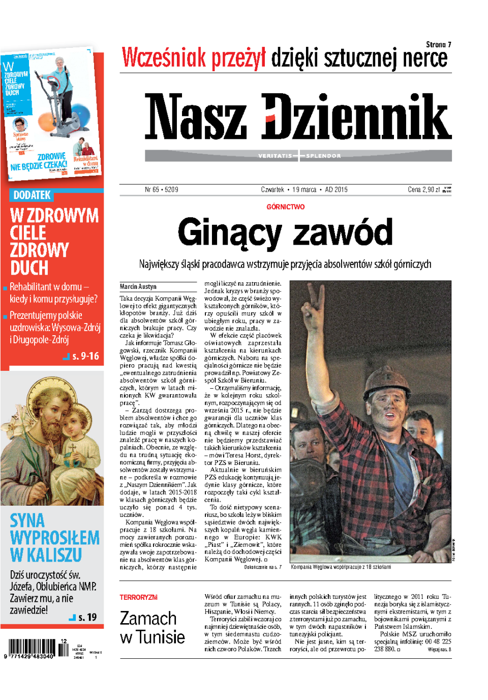 Nasz Dziennik z dnia 19.03.2015 wydanie PDF
