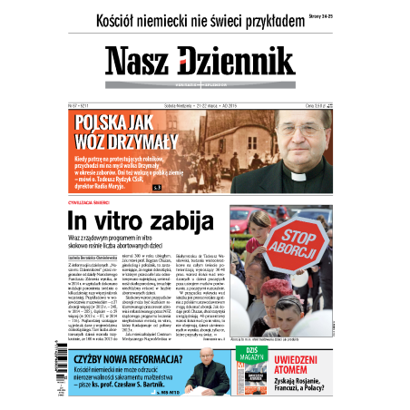 Nasz Dziennik z dnia 21.03.2015 wydanie PDF