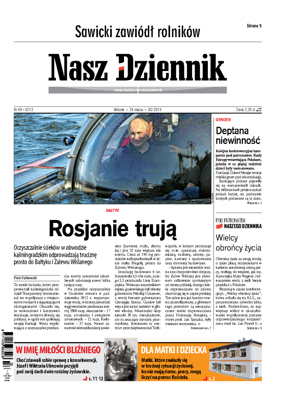 Nasz Dziennik z dnia 24.03.2015 wydanie PDF