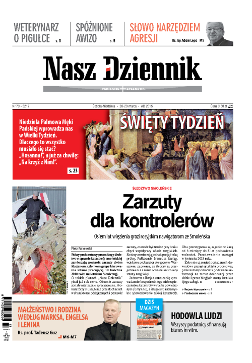 Nasz Dziennik z dnia 28.03.2015 wydanie PDF