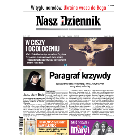 Nasz Dziennik z dnia 03.04.2015 wydanie PDF