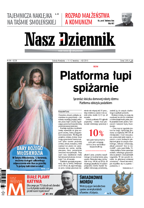 Nasz Dziennik z dnia 11.04.2015 wydanie PDF