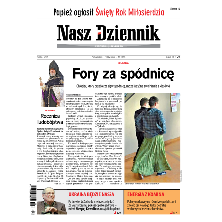 Nasz Dziennik z dnia 13.04.2015 wydanie PDF