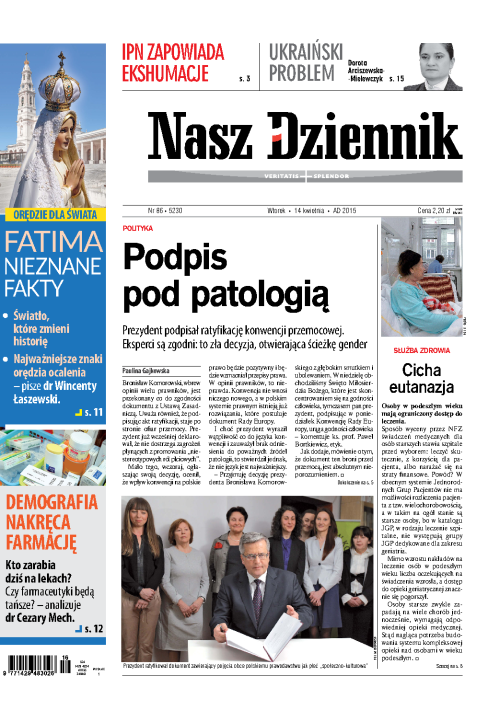 Nasz Dziennik z dnia 14.04.2015 wydanie PDF