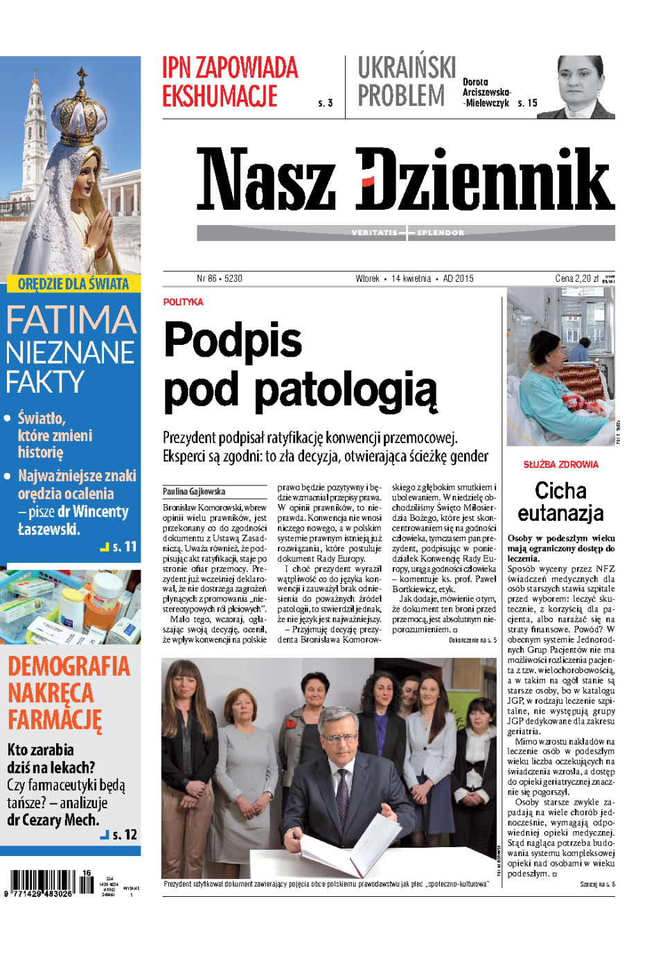 Nasz Dziennik z dnia 14.04.2015 wydanie PDF