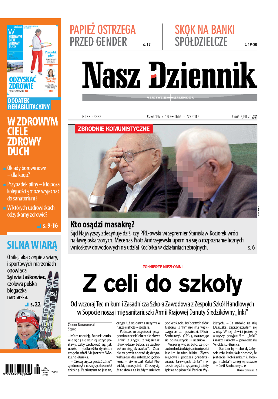 Nasz Dziennik z dnia 16.04.2015 wydanie PDF