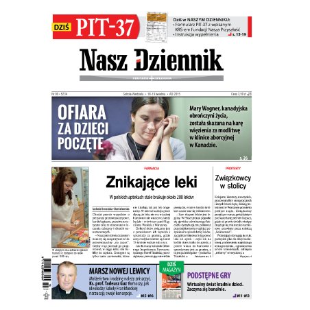 Nasz Dziennik z dnia 18.04.2015 wydanie PDF