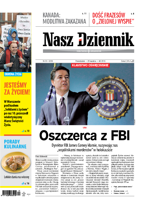 Nasz Dziennik z dnia 20.04.2015 wydanie PDF