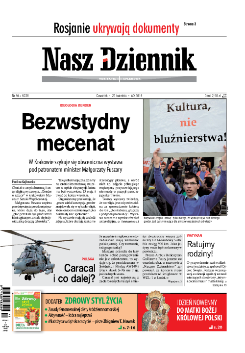 Nasz Dziennik z dnia 23.04.2015 wydanie PDF