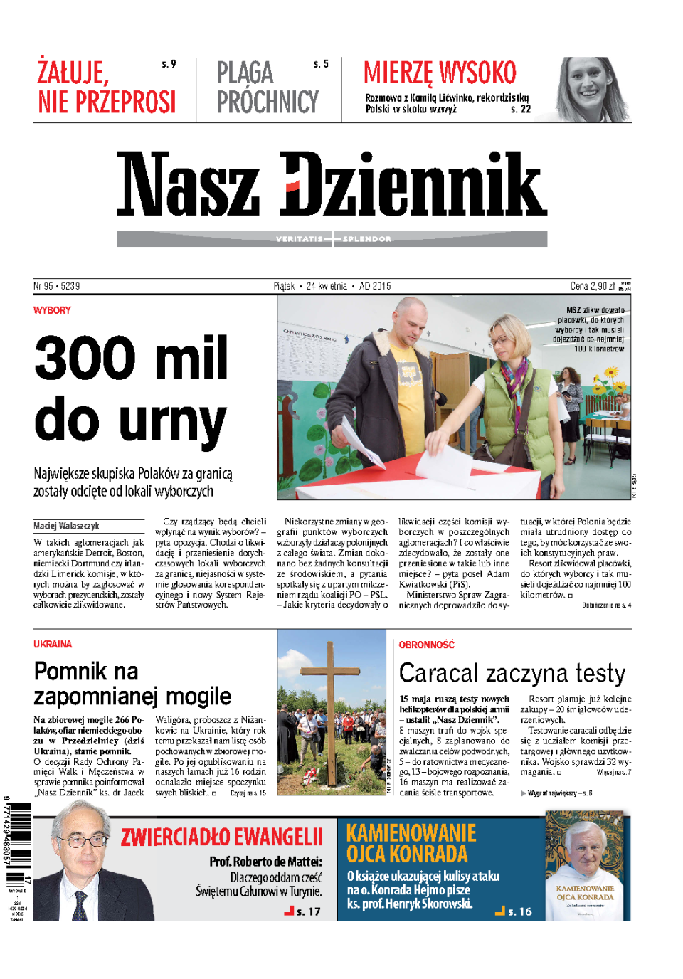 Nasz Dziennik z dnia 24.04.2015 wydanie PDF